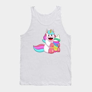 Unicorn with Baby bottle Tank Top